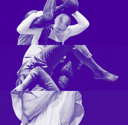 Getürmte Tänzer*innen